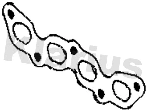 Gasket, exhaust pipe (410753)