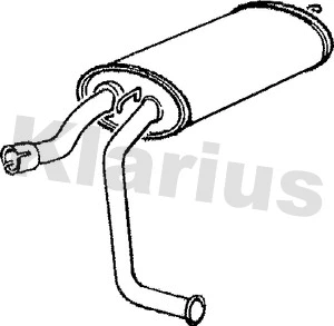 Rear Muffler (230081)