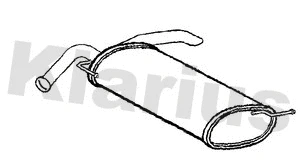 Rear Muffler (211303)