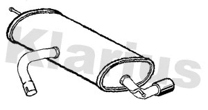 Rear Muffler (221824)