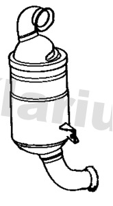 Soot/Particulate Filter, exhaust system (390426)