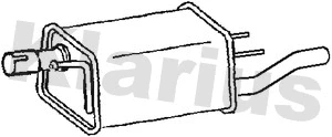 Rear Muffler (130474)