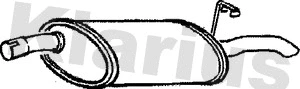 Rear Muffler (210078)