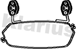 Bracket, muffler (430680)