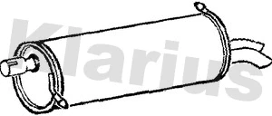 Rear Muffler (FE546G)