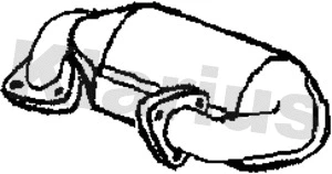 Soot/Particulate Filter, exhaust system (390263)