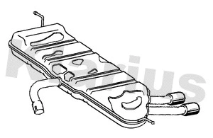 Rear Muffler (261246)