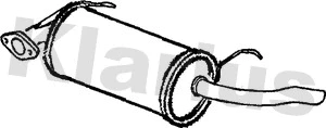 Rear Muffler (210227)