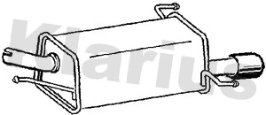 Rear Muffler (221058)