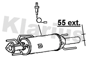 Soot/Particulate Filter, exhaust system (390530)