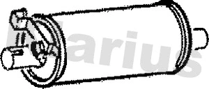 Centre Muffler (210251)