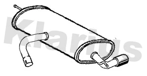 Rear Muffler (221823)
