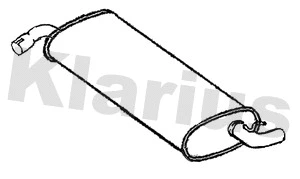 Rear Muffler (221717)