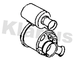 Soot/Particulate Filter, exhaust system (390520)