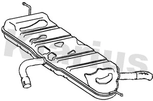 Rear Muffler (211188)