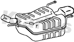 Rear Muffler (220981)