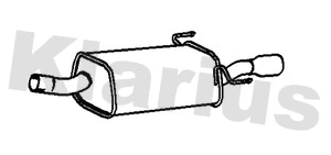 Rear Muffler (GM591H)