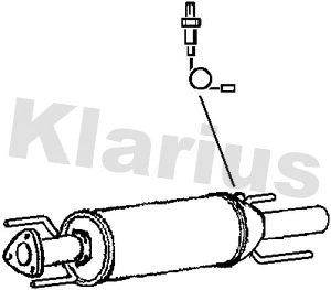 Soot/Particulate Filter, exhaust system (390157)