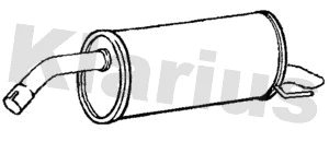 Rear Muffler (221748)