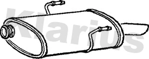 Rear Muffler (PG462T)