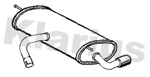 Rear Muffler (VW987J)