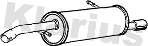 Rear Muffler (221138)