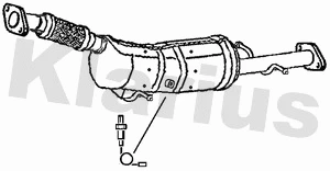 Soot/Particulate Filter, exhaust system (390512)