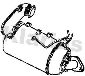 Soot/Particulate Filter, exhaust system (390911)