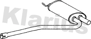 Centre Muffler (220498)