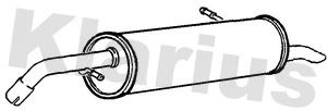 Rear Muffler (221142)