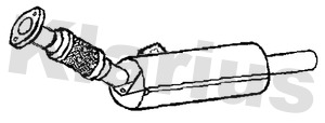 Soot/Particulate Filter, exhaust system (390997)