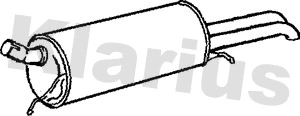 Rear Muffler (AU312C)