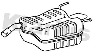 Rear Muffler (210806)