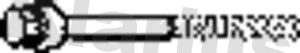 Bolt, exhaust system (PGP56AH)