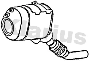 Soot/Particulate Filter, exhaust system (390258)