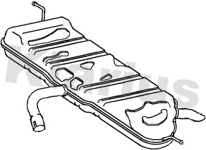 Rear Muffler (221122)