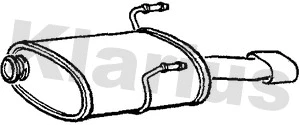 Rear Muffler (210654)