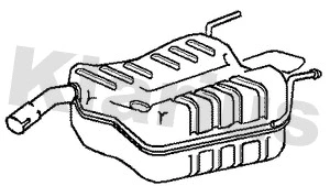 Rear Muffler (210804)