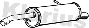 Rear Muffler (221699)