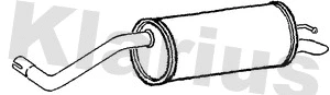 Rear Muffler (221030)