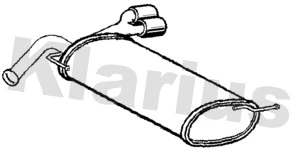 Rear Muffler (211300)