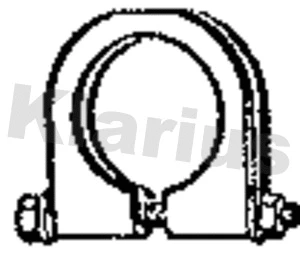 Clamping Piece, exhaust system (440373)