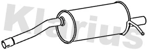 Rear Muffler (221689)