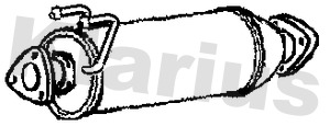 Soot/Particulate Filter, exhaust system (390878)