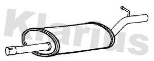 Centre Muffler (211355)
