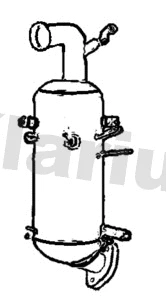 Soot/Particulate Filter, exhaust system (390581)