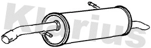 Rear Muffler (210945)
