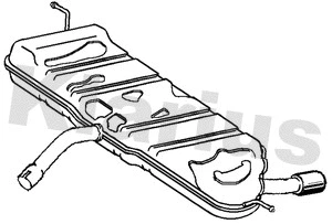 Rear Muffler (211171)