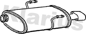 Rear Muffler (210578)