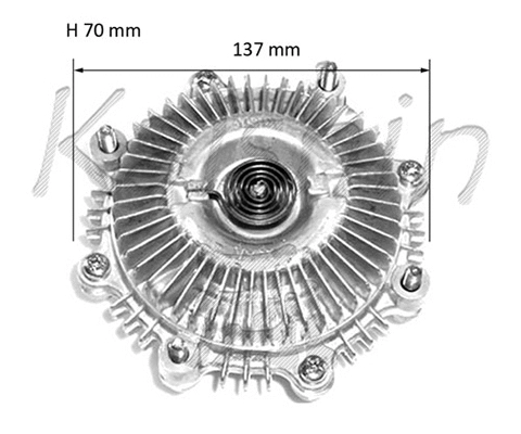 Clutch, radiator fan (GV010)